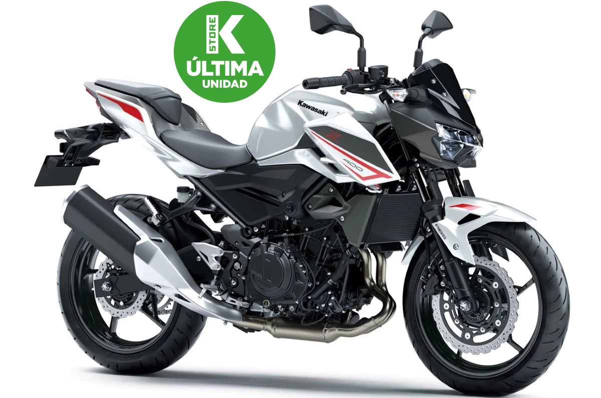 Kawasaki Z400 2023 blanco